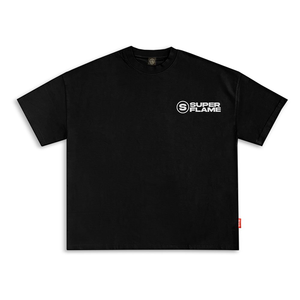 Broken Miror Logo T-shirt Black