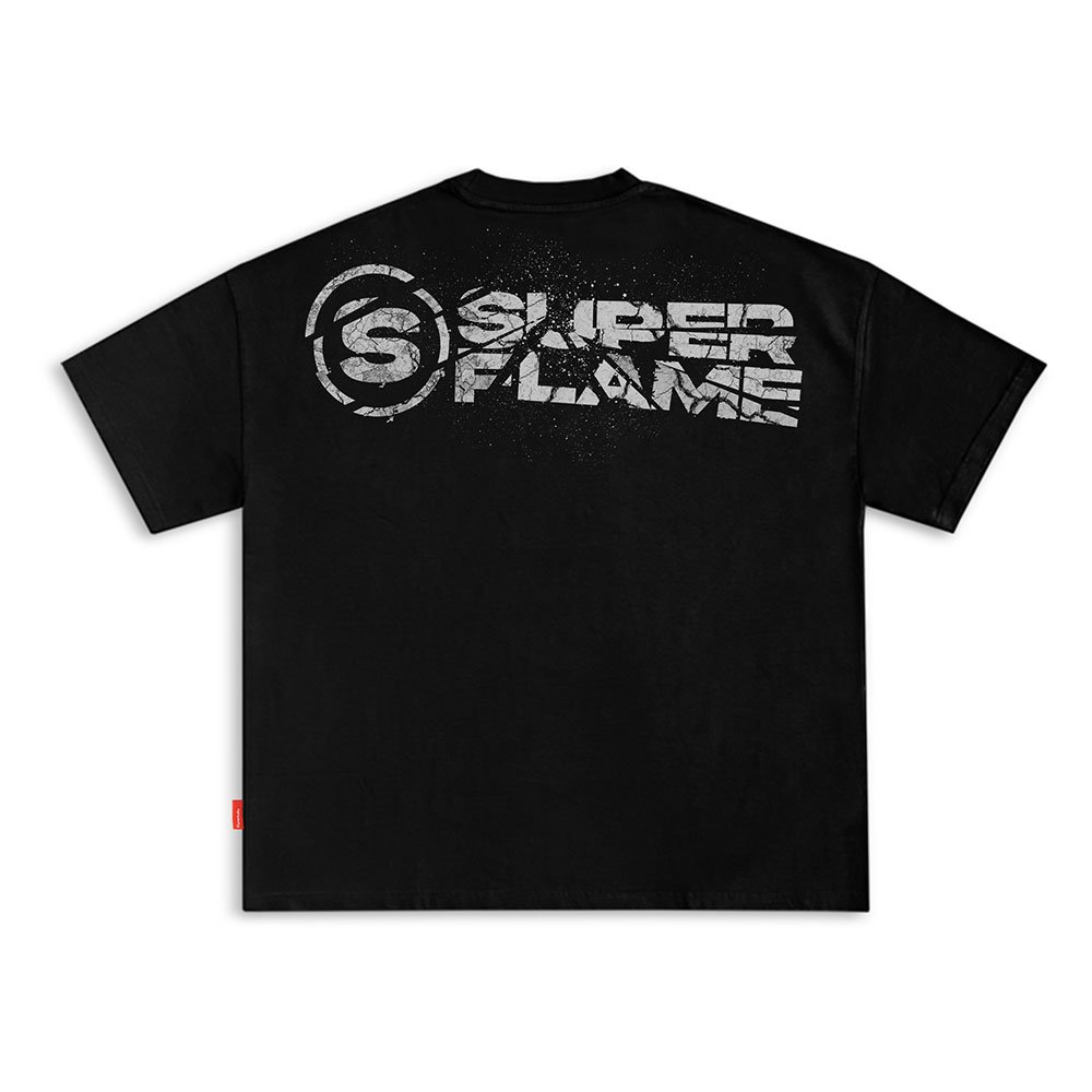 Broken Miror Logo T-shirt Black
