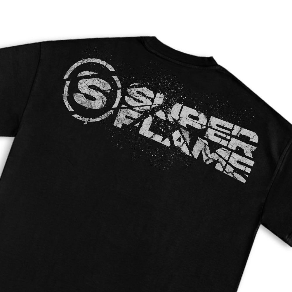 Broken Miror Logo T-shirt Black